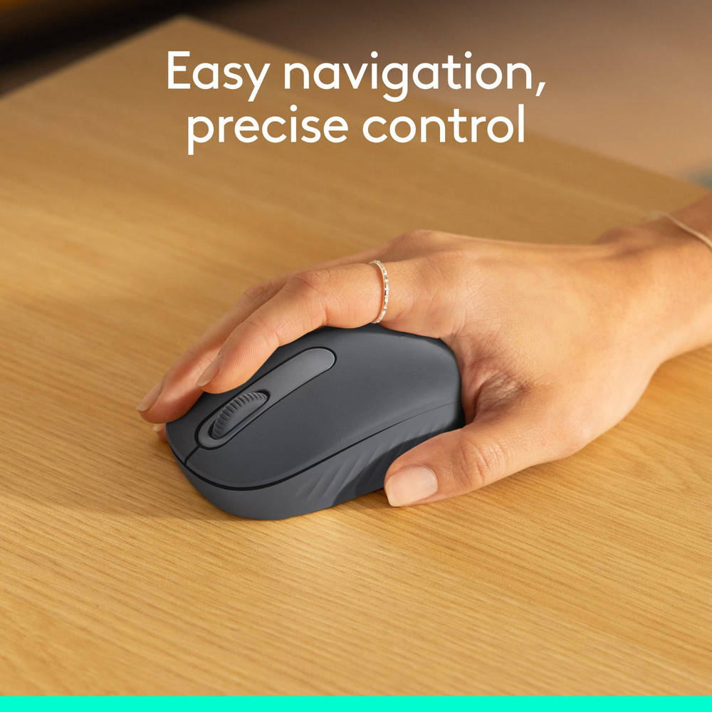 Logitech M196 Bluetooth Wireless Mouse - Compact, Lightweight, 3-Button