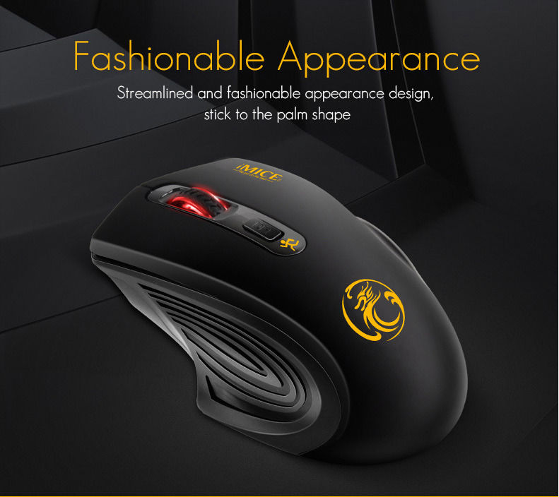 2.4GHz Wireless Optical Mouse with USB 2.0 Receiver