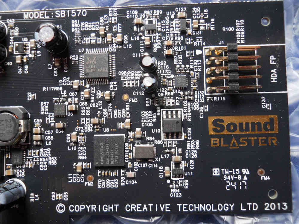 Sound Blaster SB1570 Audigy FX 5.1 PCIe Audio Card - Enhanced Audio Performance