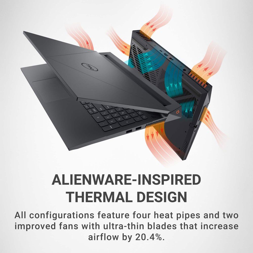 Dell G15 15.6" 120Hz Gaming Laptop with Intel 13th Gen Core i7, 16GB RAM