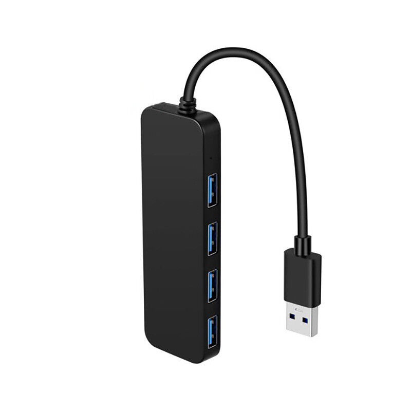 4-Port USB 3.0 Hub with Splitter and Expander for Enhanced Connectivity