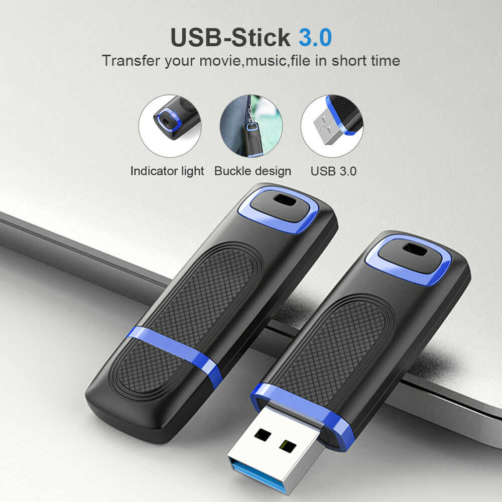 High-Speed USB 3.0 Flash Drives - 32GB, 64GB, 128GB Options