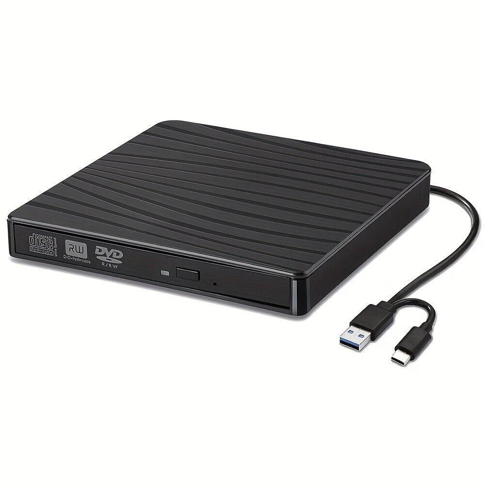 Portable USB 3.0 & Type-C CD/DVD Drive