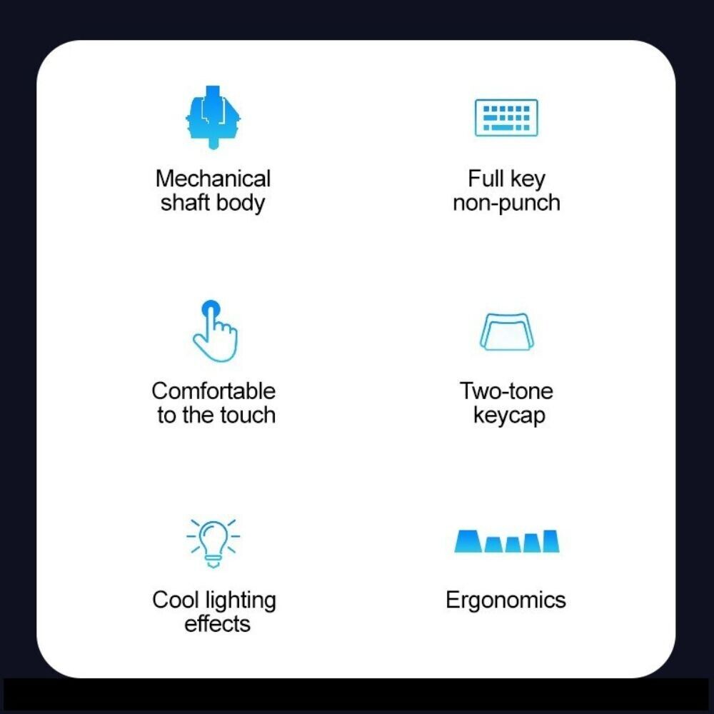 Altec Lansing ALGK8404 Wired Mechanical Gaming Keyboard with RGB Lighting