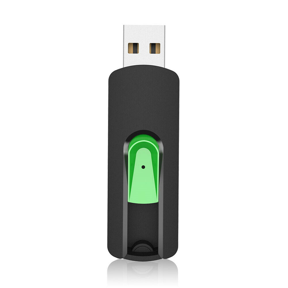 Retractable USB 2.0 Flash Drive - 32GB, 64GB, 128GB Memory Storage