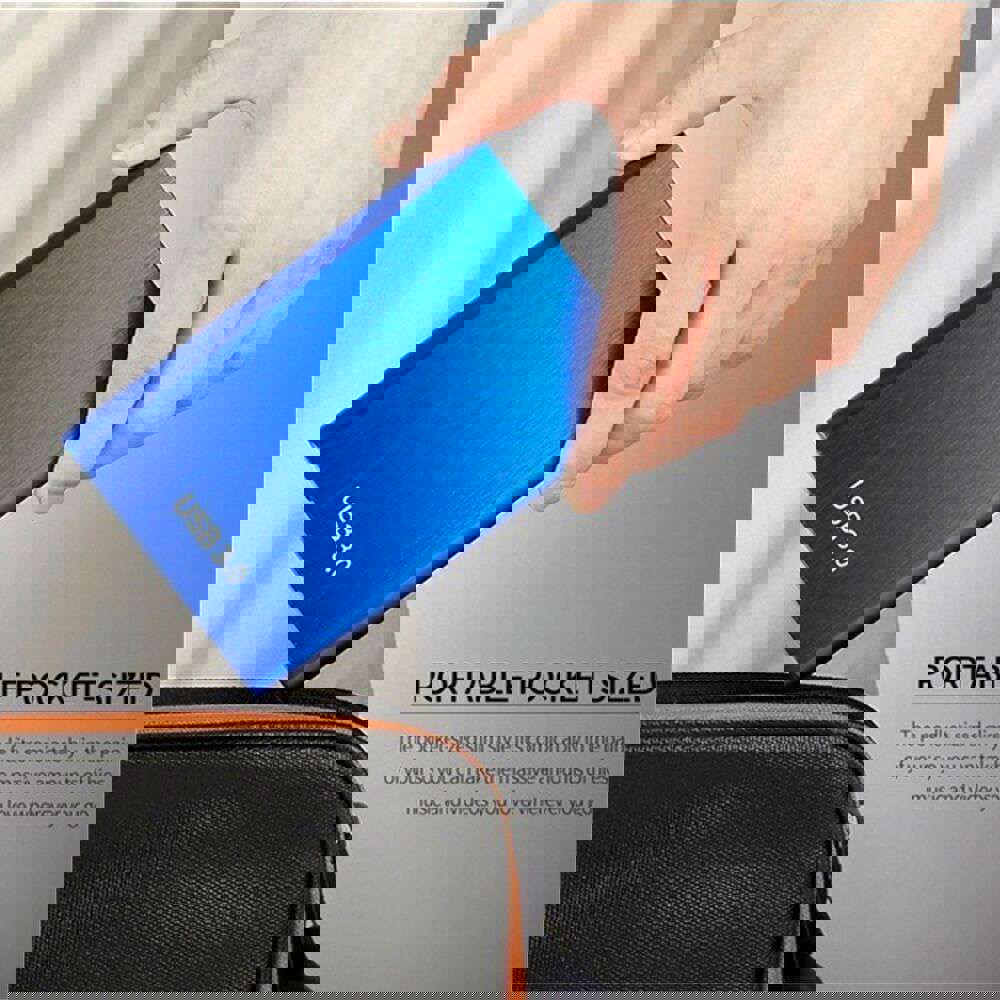 Ultra-Fast USB 3.0 Portable External Hard Drive - 1TB/2TB/4TB