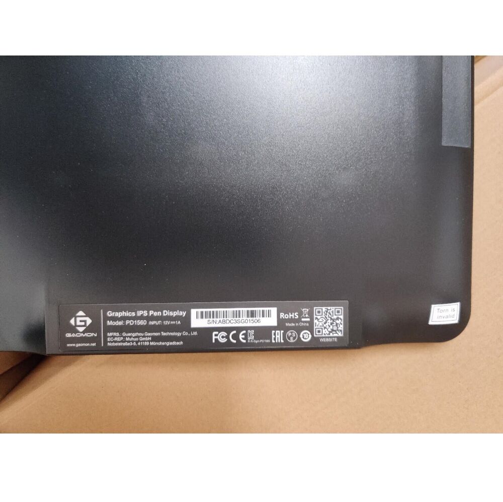GAOMON PD1560 Digital Graphic Drawing Tablet with 10 Shortkeys and Screen Pen Display