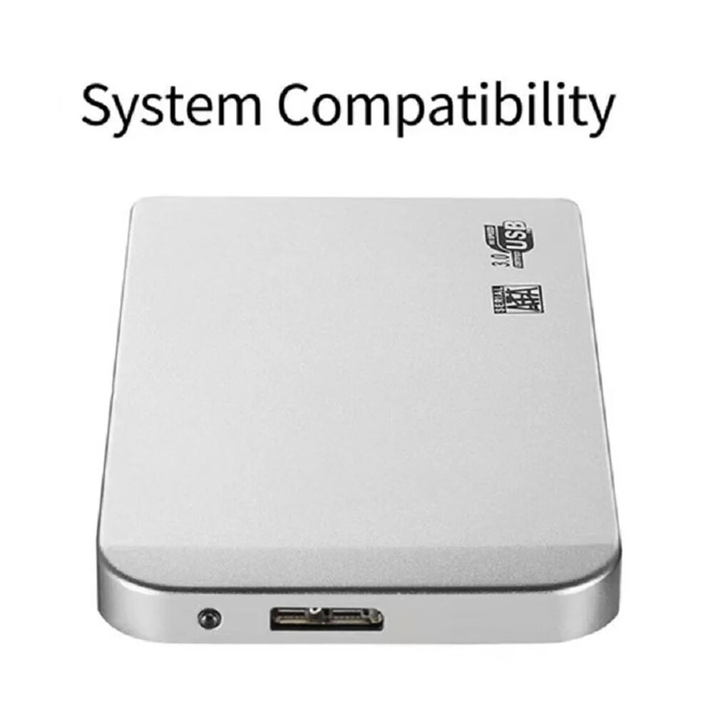1/2/4TB High-Speed USB 3.0 External Hard Drive - Plug and Play Storage Solution