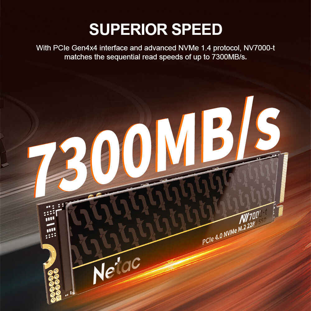 Netac 4TB & 2TB Internal PS5 SSD PCIe 4.0 M.2 NVMe High-Speed Storage