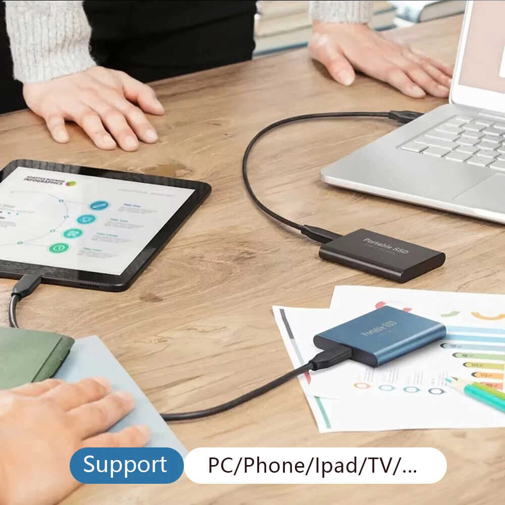 1TB High-Speed USB 3.1 Type-C External SSD