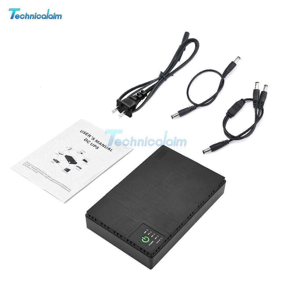 Portable 10400mAh UPS Power Supply for WiFi Routers