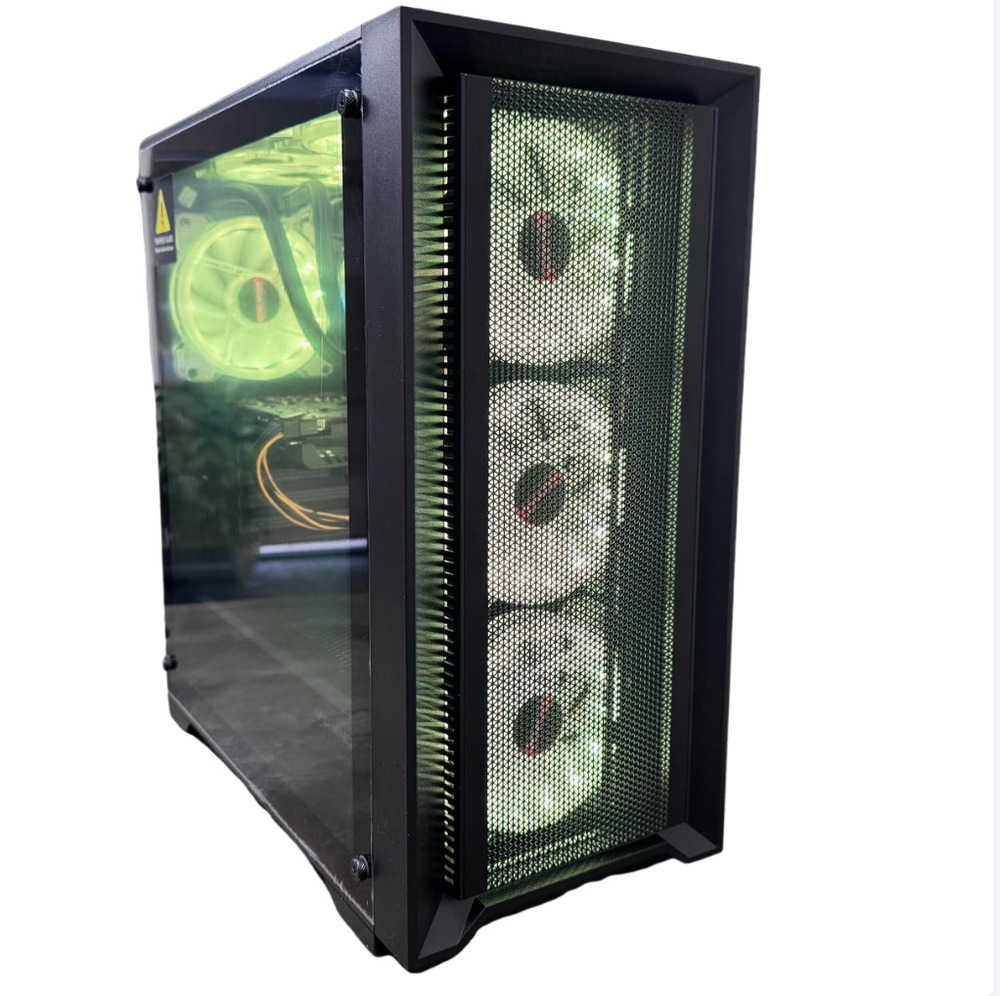 High-Performance Gaming PC with Intel i9-11900F, 64GB RAM, 2TB SSD, 4TB HDD, RTX3060 GPU
