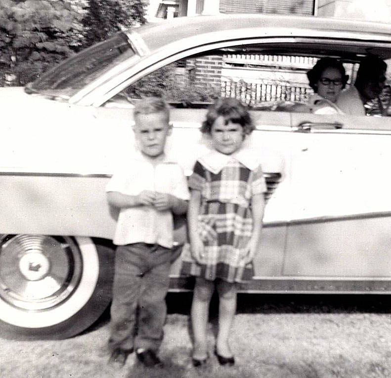 1959 Vintage Family Outdoor Photo