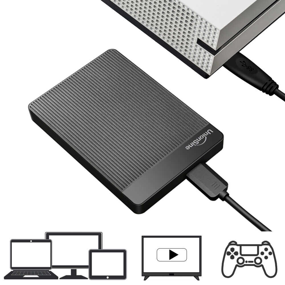 High-Capacity External Hard Drive for Gaming Consoles and PCs