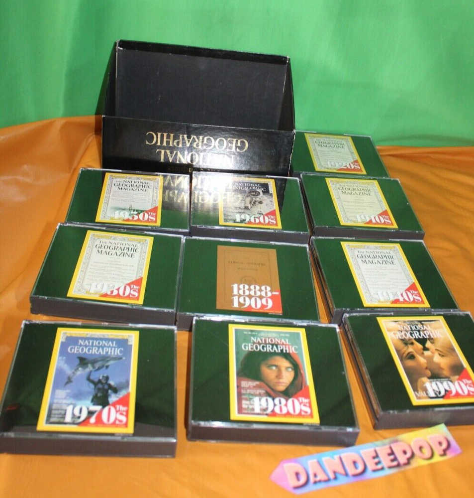 National Geographic Complete CD Rom Box Set 31 Discs