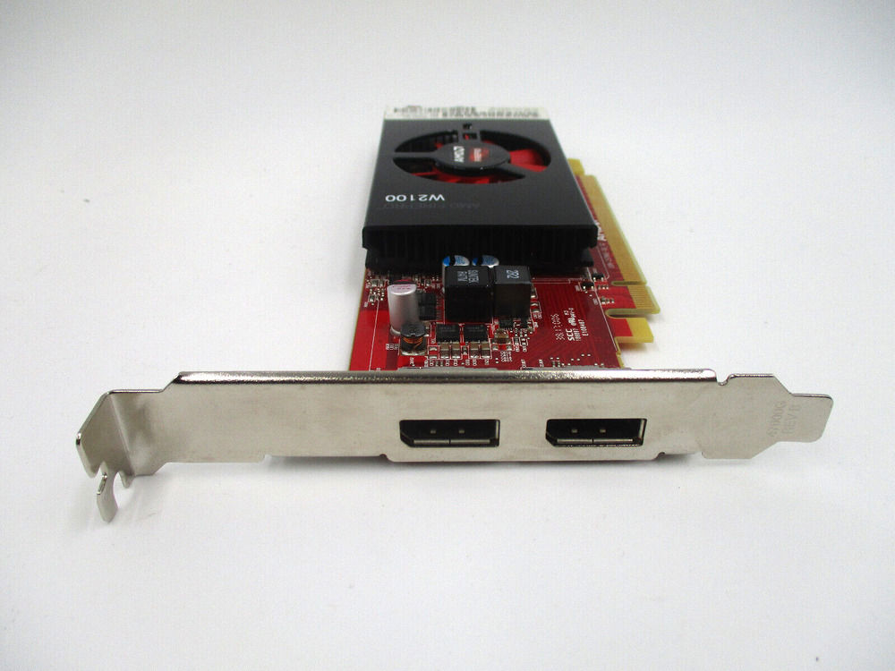 HP AMD FirePro W2100 2GB DDR3 Dual DP PCIe x16 Graphics Card