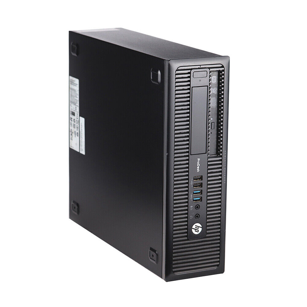 HP ProDesk G1 Desktop Computer with Intel Pentium, 8GB RAM, DVD, WiFi, and Windows 10