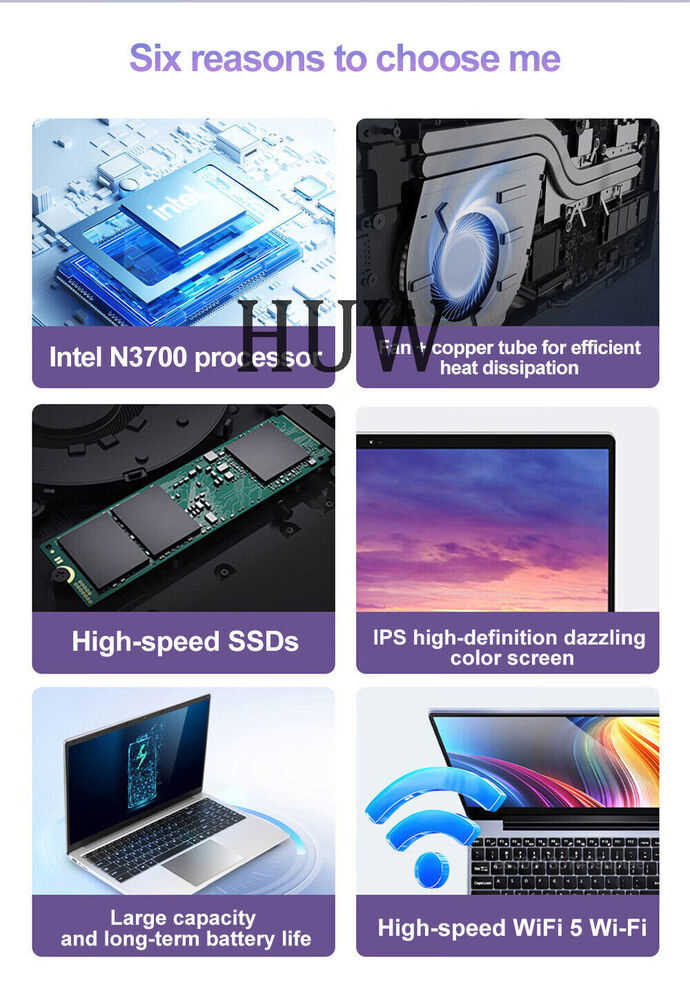 2025 15.6" FHD Laptop - Intel Celeron, 16GB RAM, 1TB SSD, Windows 11 Pro