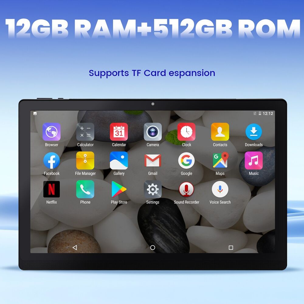 14 Inch Android 12 Tablet with 512GB Storage and 12GB RAM