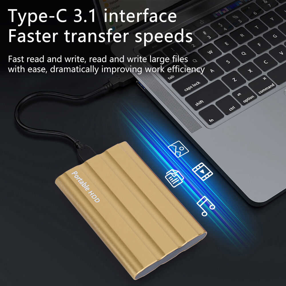 High-Capacity USB External Hard Drive - Easy Storage Solution