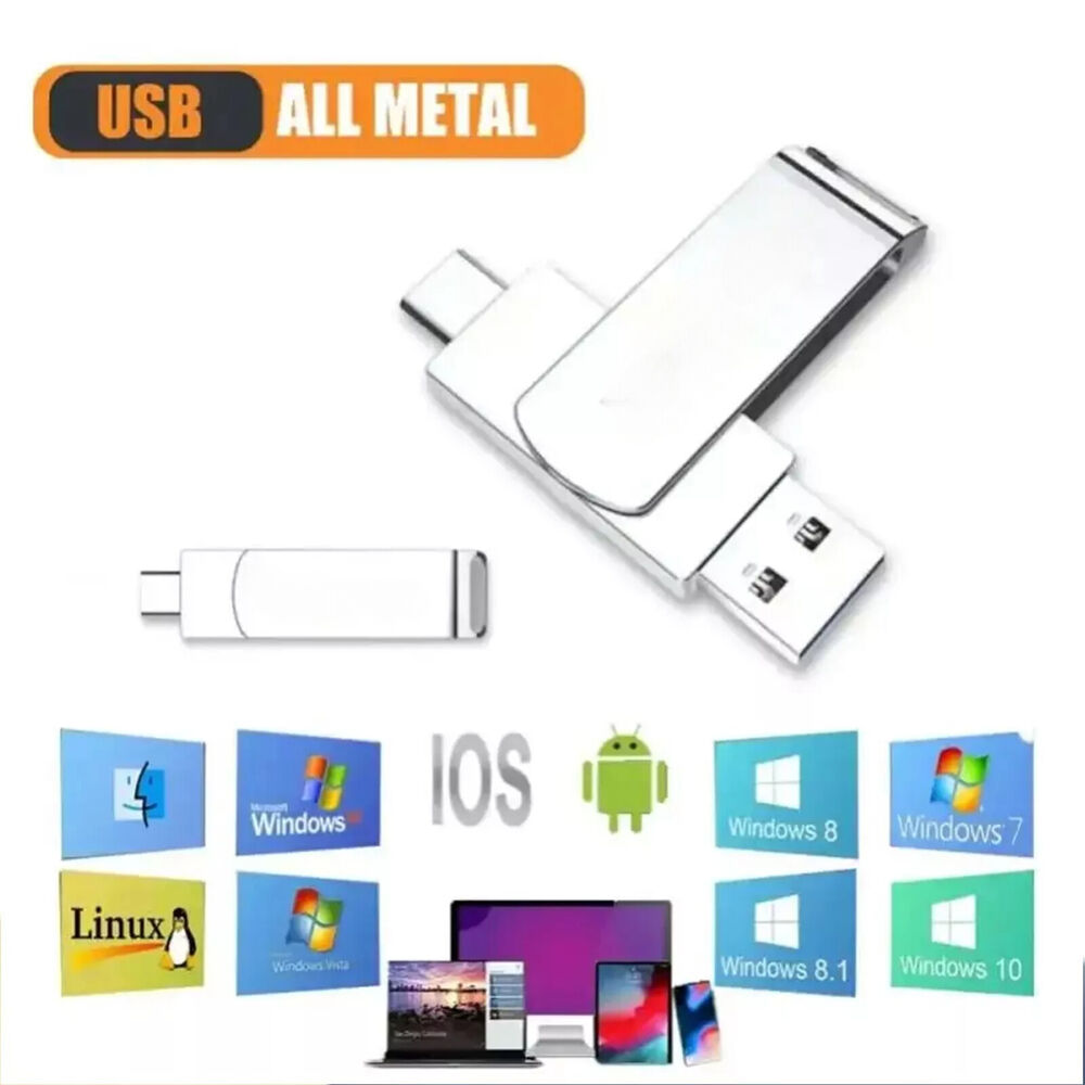 High-Capacity USB 3.2 Flash Drive - 2TB to 64TB
