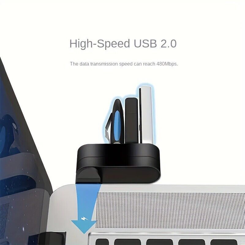 3 Port USB 3.0 Hub Splitter for Enhanced Connectivity
