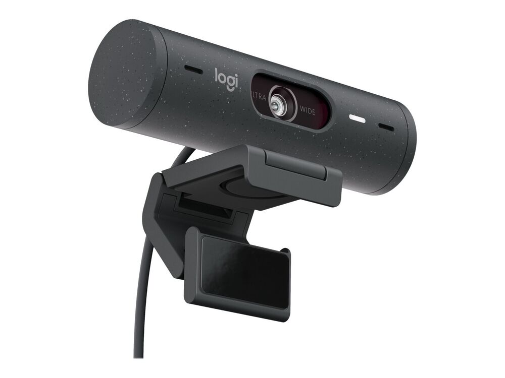 Logitech Brio 500 Full HD Webcam with HDR and Privacy Cover - Graphite