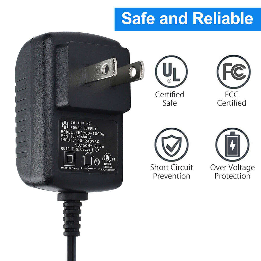 5-Way Daisy Chain Cable for Guitar Effects with 9V Power Supply
