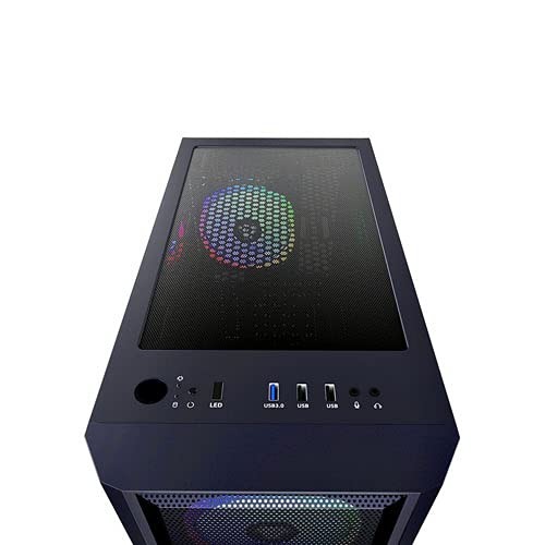 Guardian Mesh Mid Tower Gaming Case with Tempered Glass