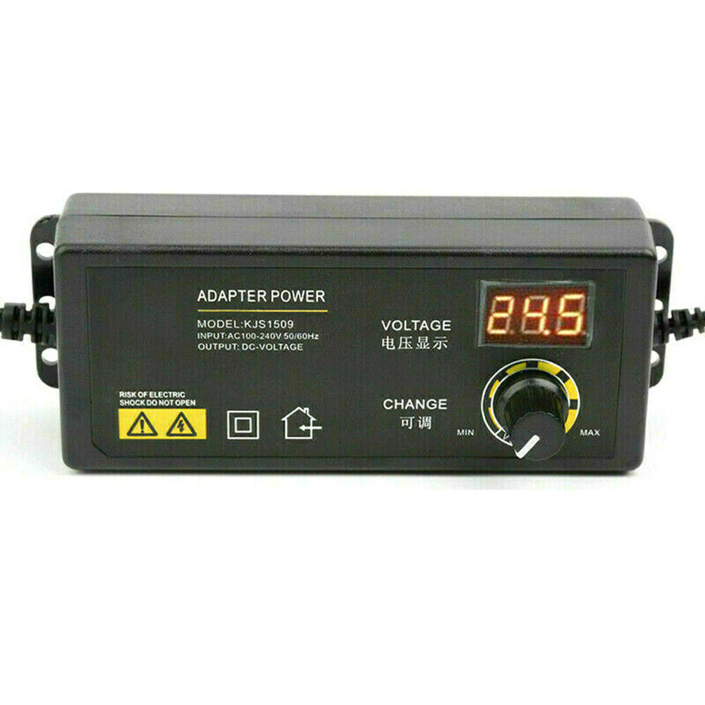 Versatile AC/DC Power Supply Adapter 3V-24V