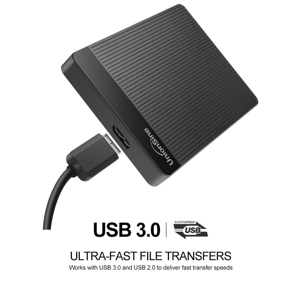 1TB/2TB Portable External USB 3.0 Hard Drive Storage HDD for Gaming Consoles