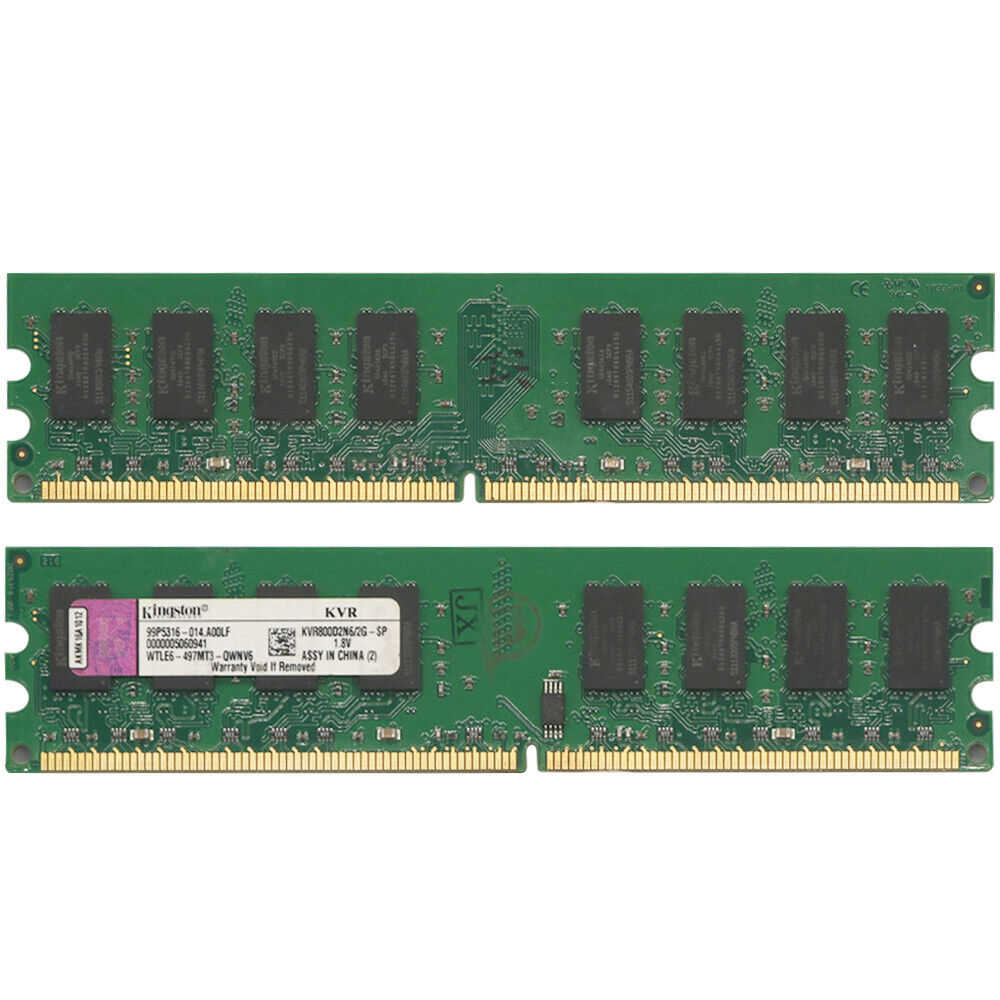 Kingston DDR2-800MHz 2GB/4GB/8GB Desktop Memory RAM
