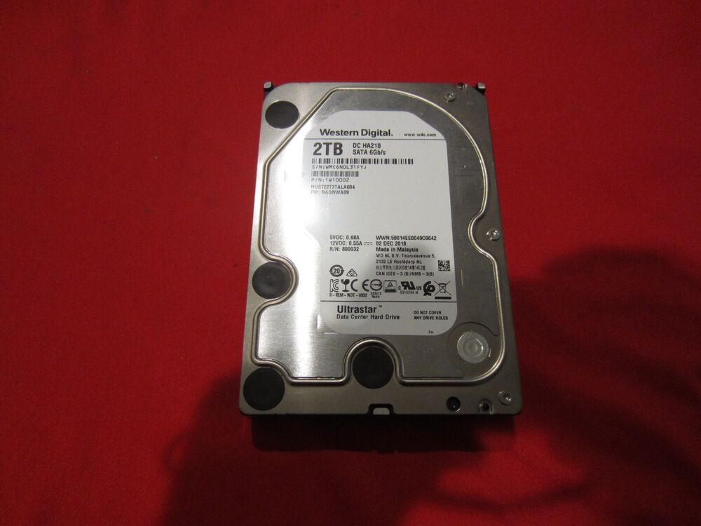 2TB Western Digital, HGST 7200rpm SATA III Hard Drives - High Capacity Storage