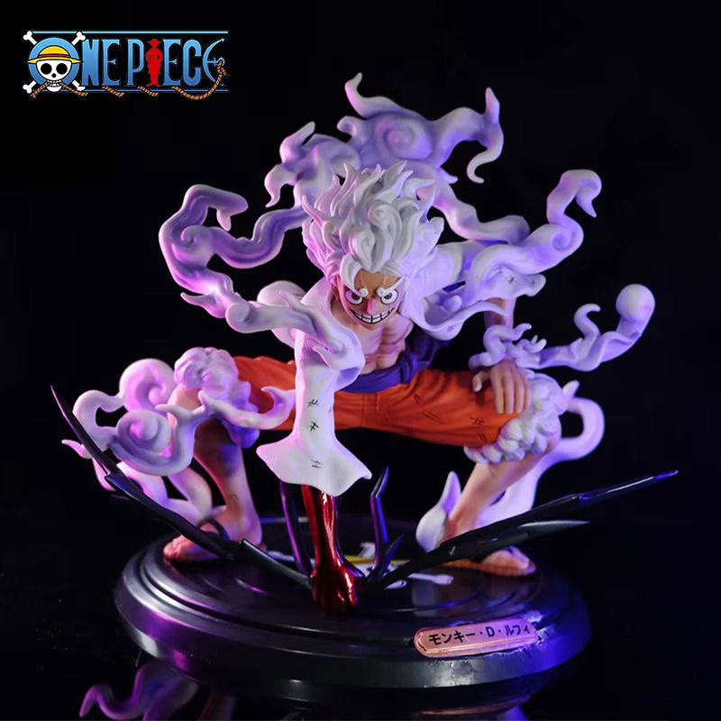 20cm One Piece Figure Nika Luffy Gear 5 Sun God Nika Luffy