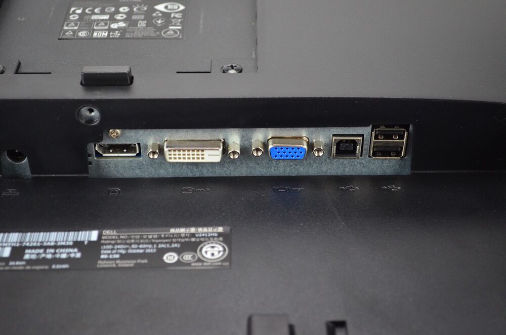 Dell U2412M 24" Widescreen Monitor with DisplayPort, DVI, VGA Connectivity