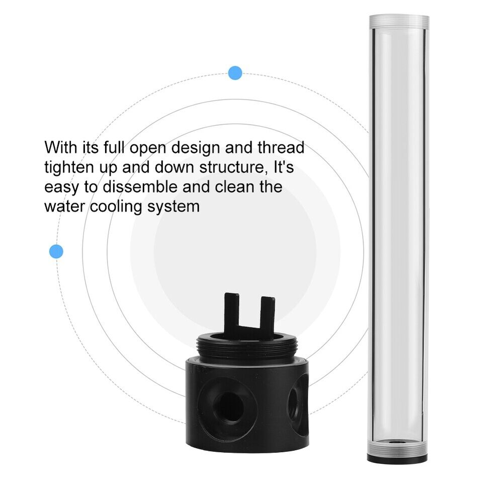 50mm Diameter G1/4 Thread DIY Water Cooling Kit for PCs