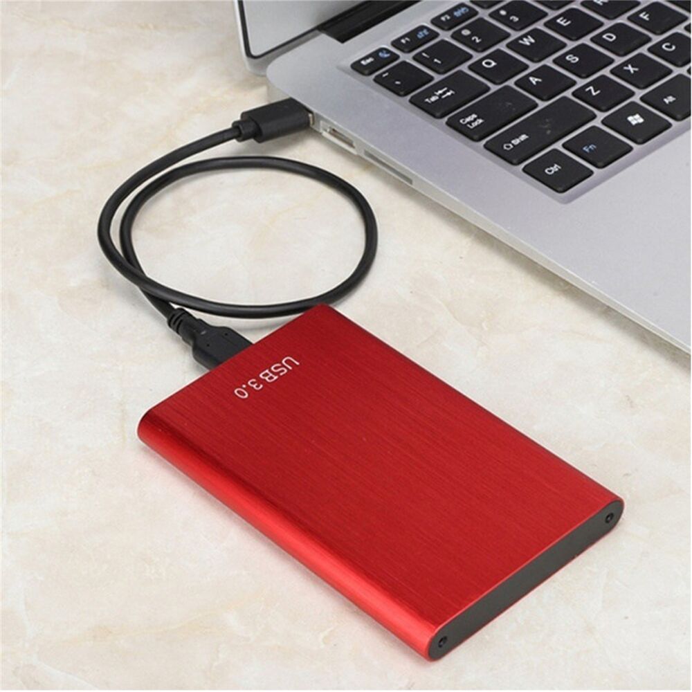 Ultra-Fast USB 3.0 Portable External Hard Drive - 1TB/2TB/4TB