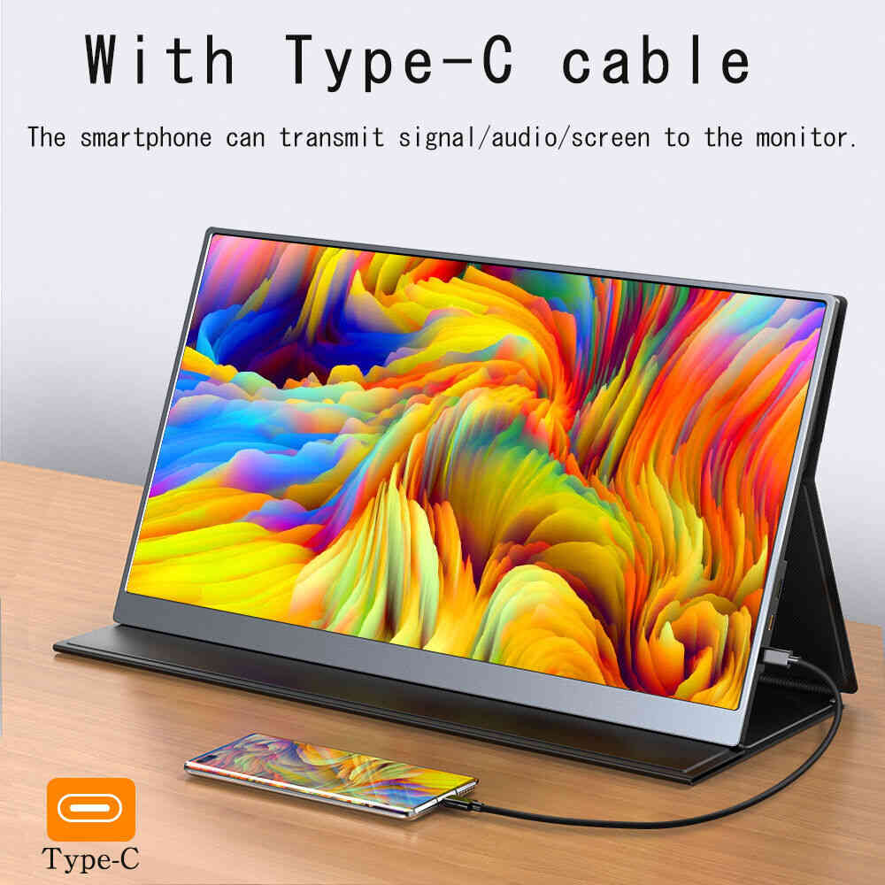 UPERFECT 17.3" FHD HDR Portable Gaming Monitor with HDMI and USB-C