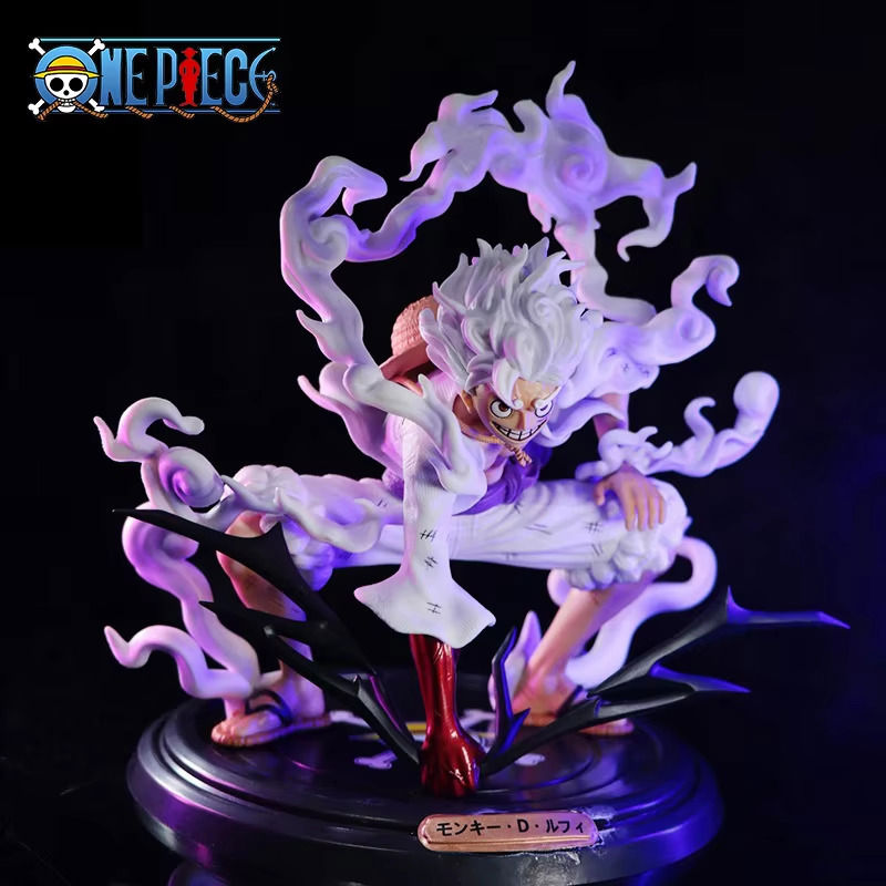 20cm One Piece Figure Nika Luffy Gear 5 Sun God Nika Luffy