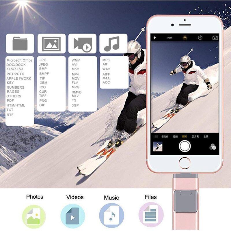 4in1 USB 3.0 Flash Drive - High Capacity Storage for Multiple Devices
