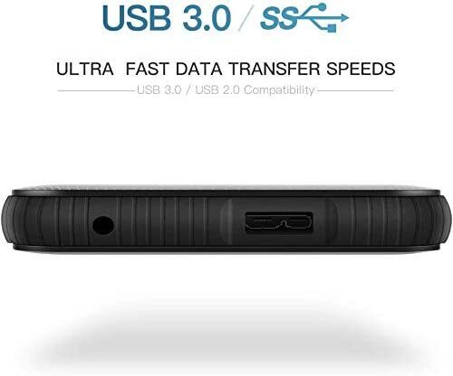 Cirago USB 3.0 External Hard Drive - High-Speed Storage for Multiple Devices