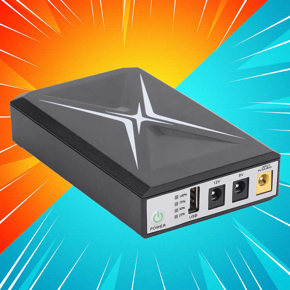 10400mAh Mini UPS Battery Backup for Security Cameras and Routers