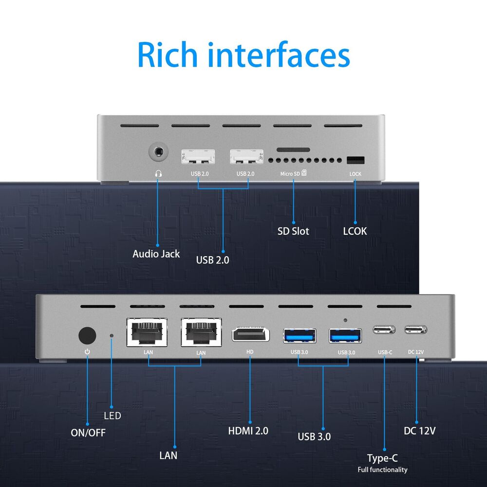 7 Inch Touch Screen Mini PC with Intel N100, 16GB RAM, 512GB SSD