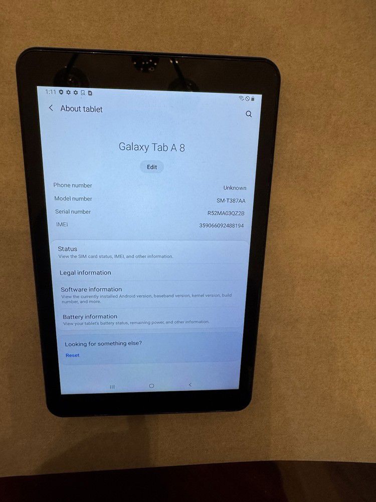 Samsung Galaxy Tab A 8.0 (2018) SM-T387AA 32GB Unlocked Tablet with Wi-Fi + 4G