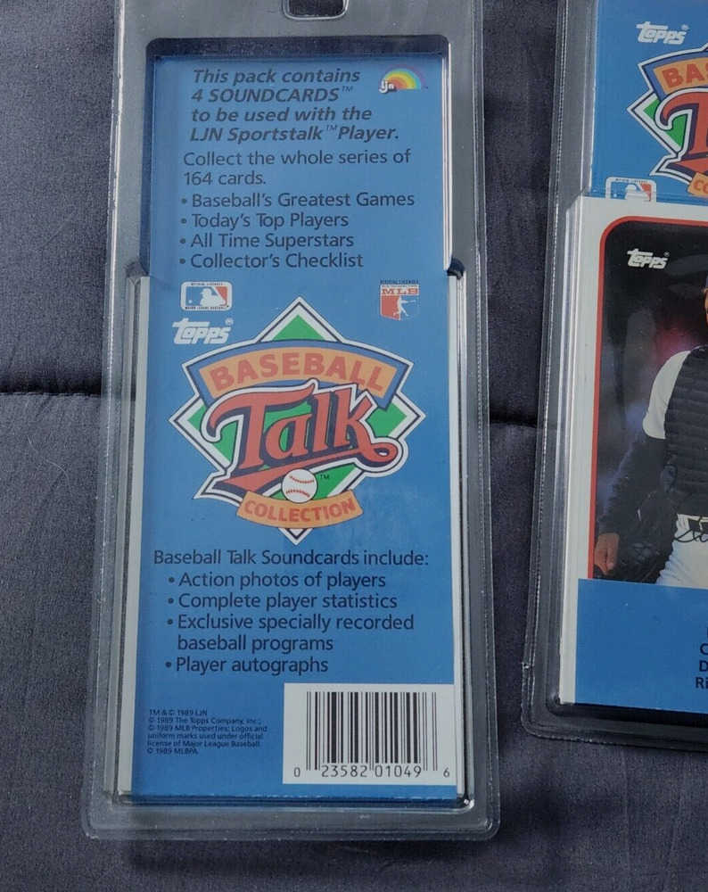 Topps Baseball Talk Sound Cards Complete Set 1-40 SEALED