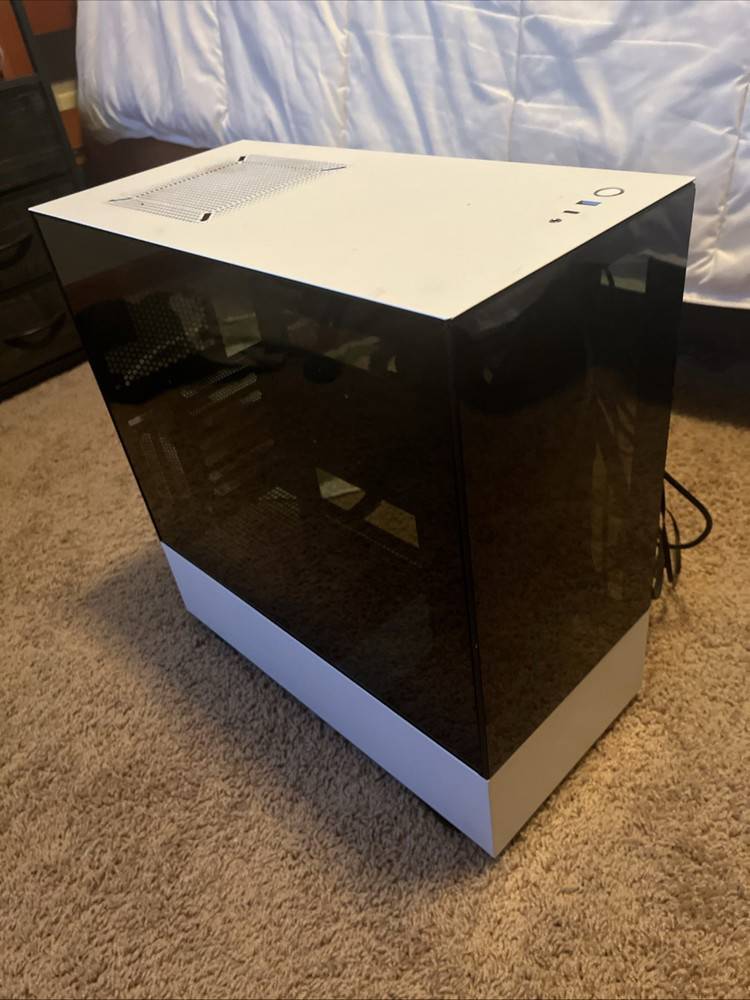 NZXT H510 Elite Compact Mid-Tower ATX Gaming Case - White