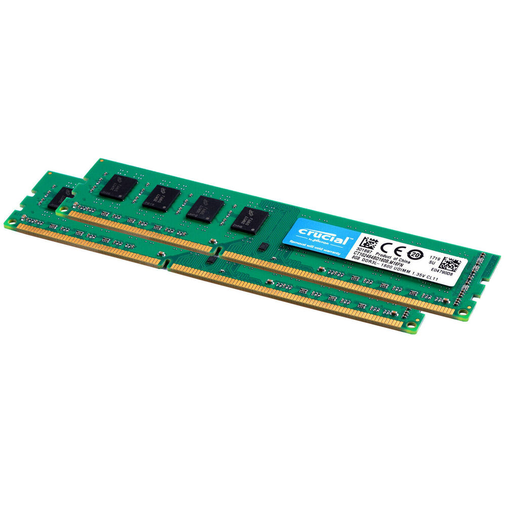 Crucial 8GB DDR3L 1.35V 1600MHz RAM Module