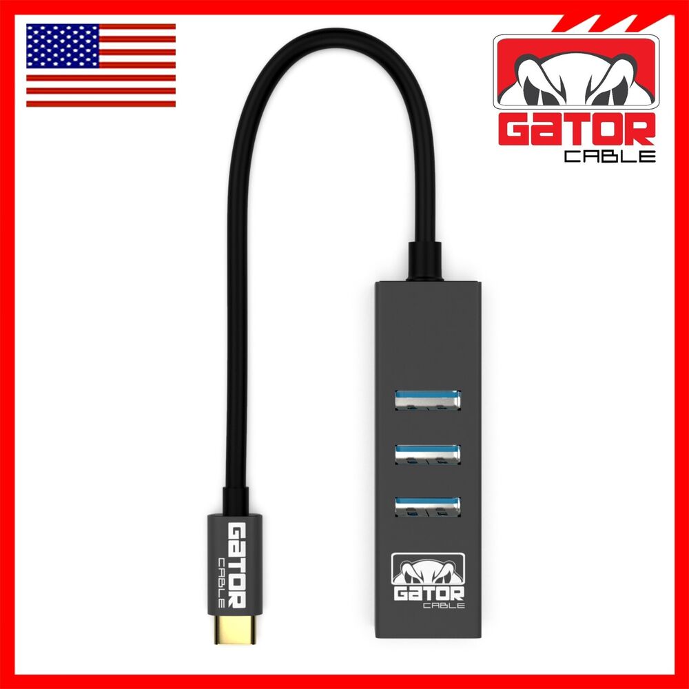 USB-C 3.1 Gigabit Ethernet Adapter with 3-Port HUB