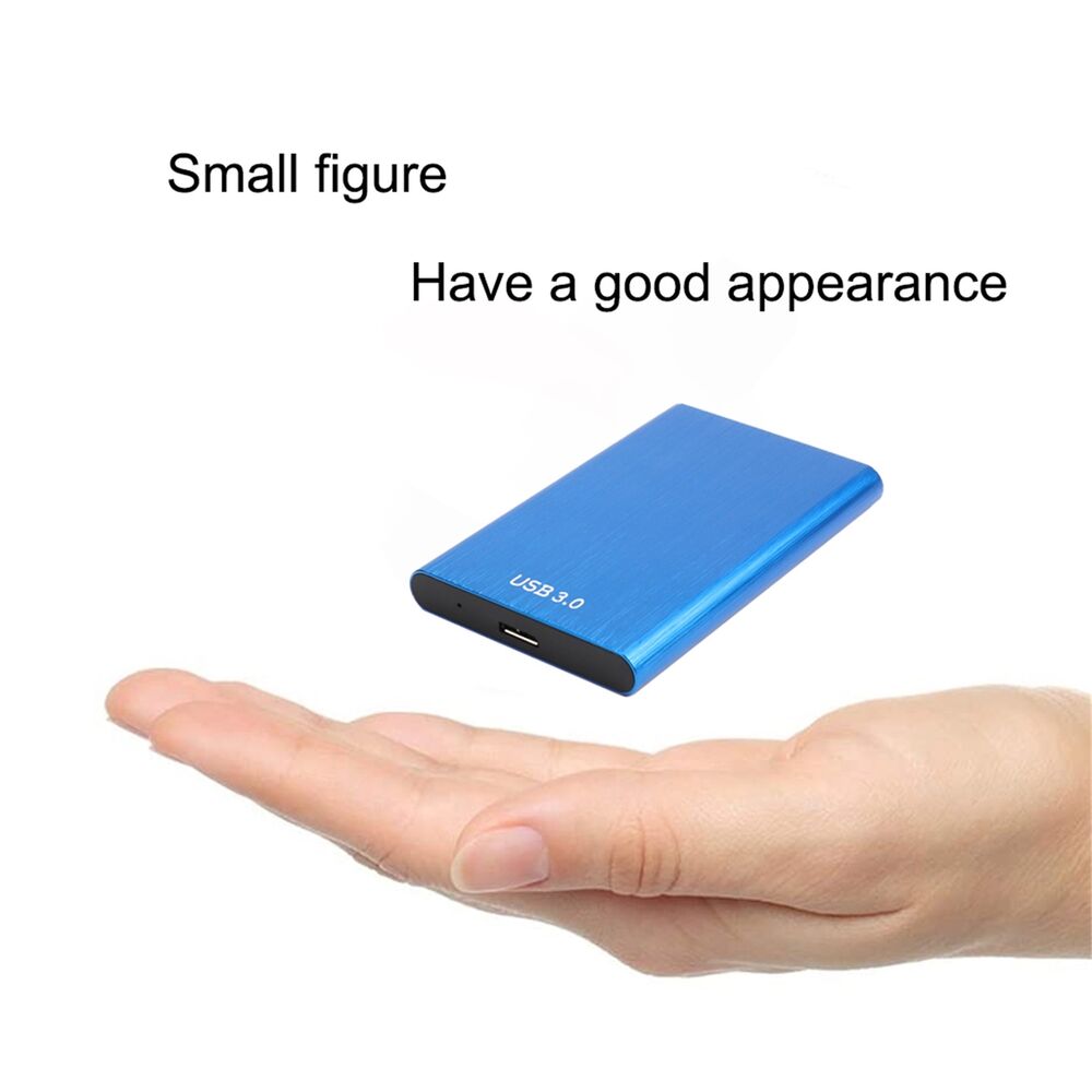 Ultra-Fast USB 3.0 Portable External Hard Drive - 1TB/2TB/4TB