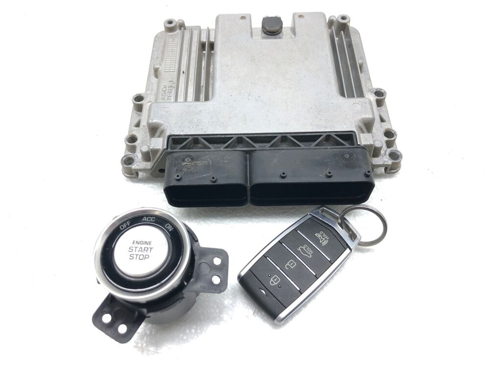 2017 Genesis G80 5.0L ECU ECM Engine Control Module with Ignition Switch & Key